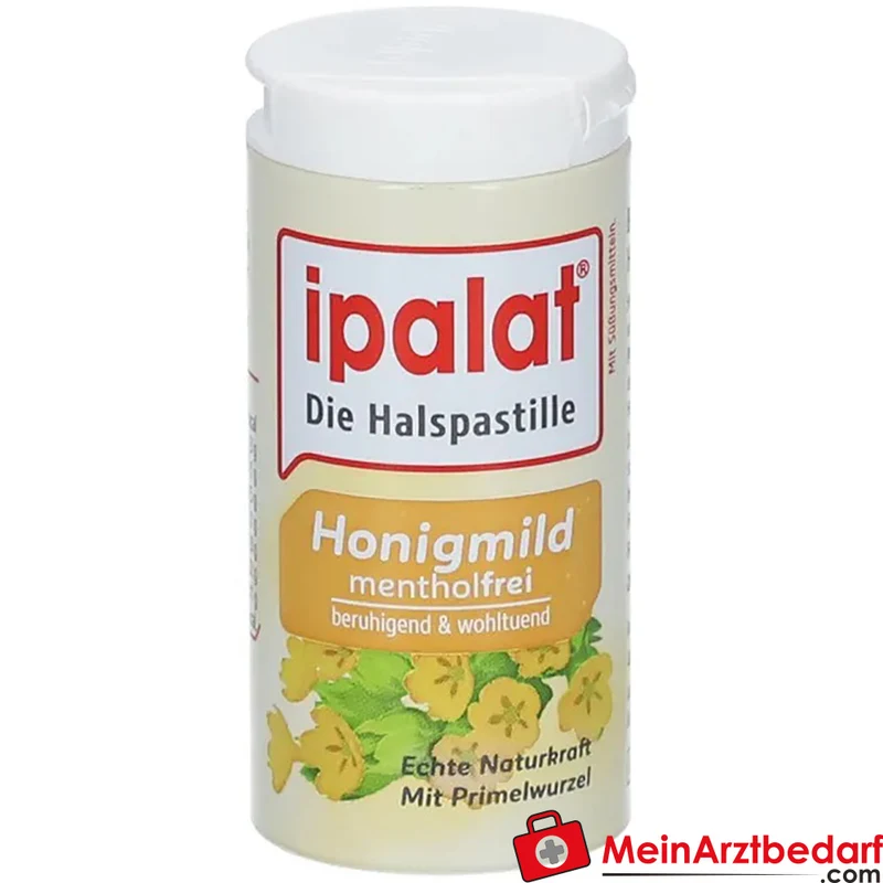 ipalat Honigmild mentholfrei Halspastillen ohne Zucker 40 Stück