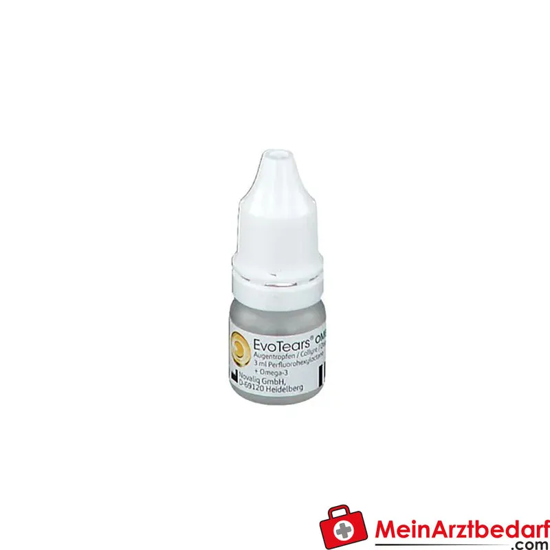 EvoTears OMEGA 1-(Perfluorhexyl)octan Omega-3 Augentropfen wasserfrei 3 ml