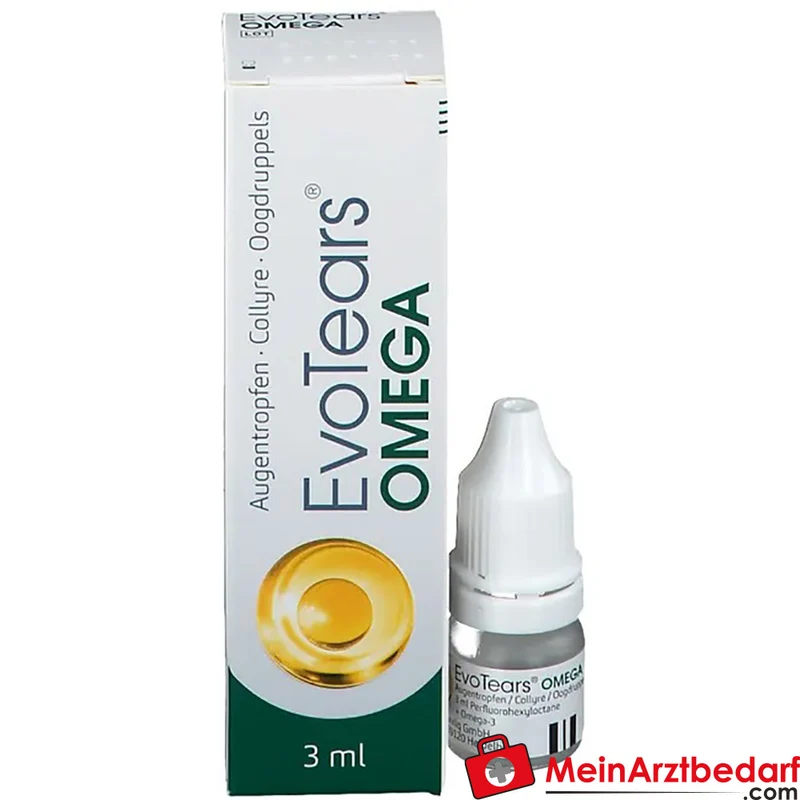 EvoTears OMEGA 1-(Perfluorhexyl)octan Omega-3 Augentropfen wasserfrei 3 ml