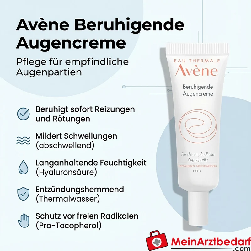 Avène Beruhigende Augencreme mit Hyaluronsäure 10 ml