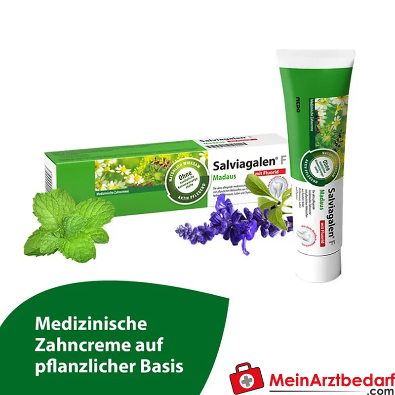 Madaus Salviagalen F Natriumfluorid medizinische Zahnpasta 75 ml