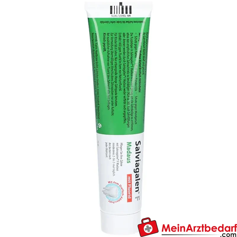 Madaus Salviagalen F Natriumfluorid medizinische Zahnpasta 75 ml
