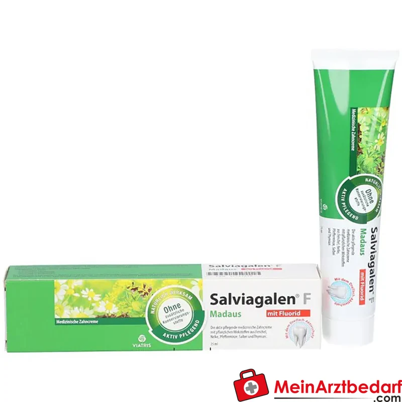 Madaus Salviagalen F Natriumfluorid medizinische Zahnpasta 75 ml