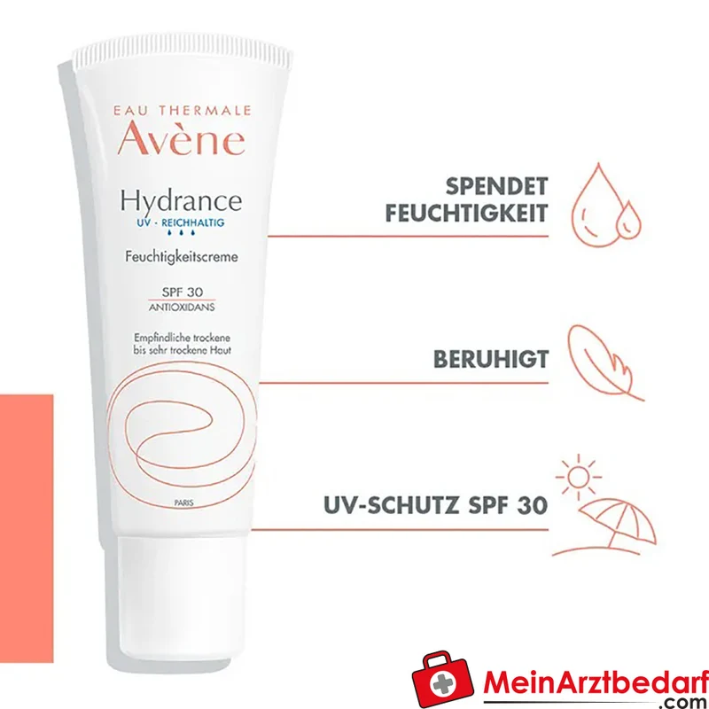 Avène Hydrance Reichhaltige Feuchtigkeitscreme SPF 30 40 ml