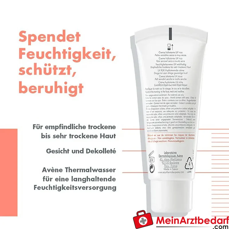 Avène Hydrance Reichhaltige Feuchtigkeitscreme SPF 30 40 ml