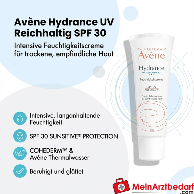 Avène Hydrance Reichhaltige Feuchtigkeitscreme SPF 30 40 ml