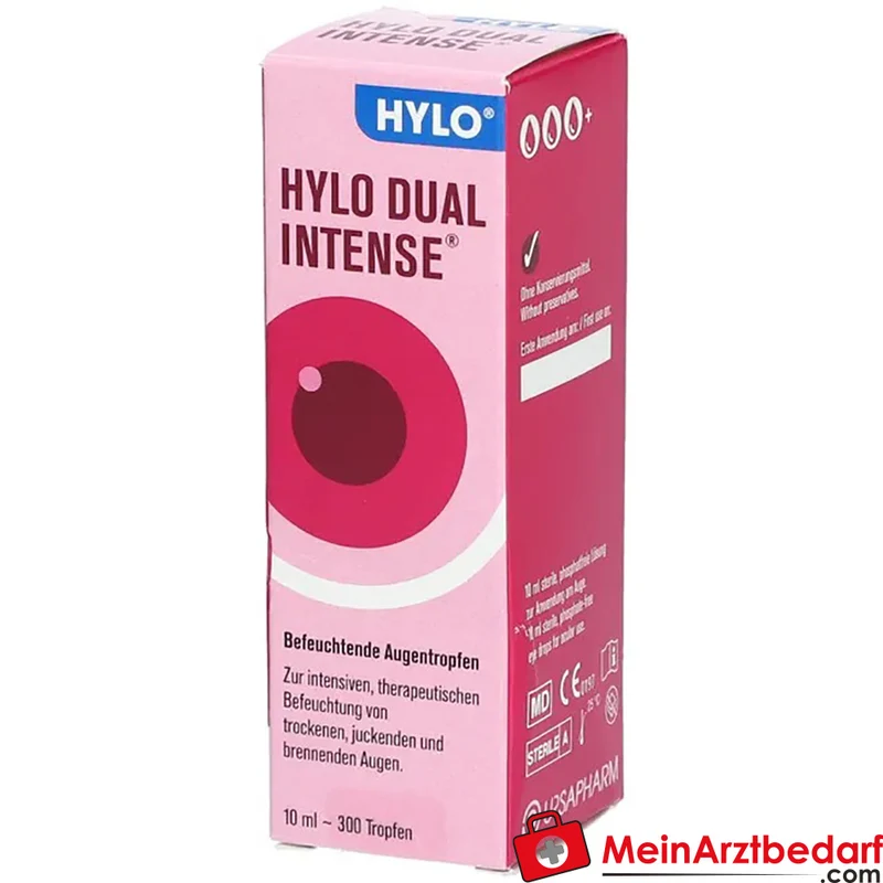 HYLO Dual Intense Augentropfen 0,2% Hyaluronsäure, 2,0% Ectoin 10 ml