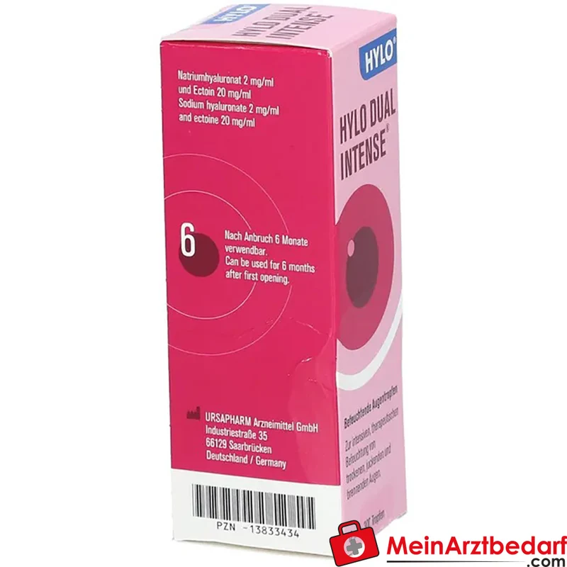 HYLO Dual Intense Augentropfen 0,2% Hyaluronsäure, 2,0% Ectoin 10 ml