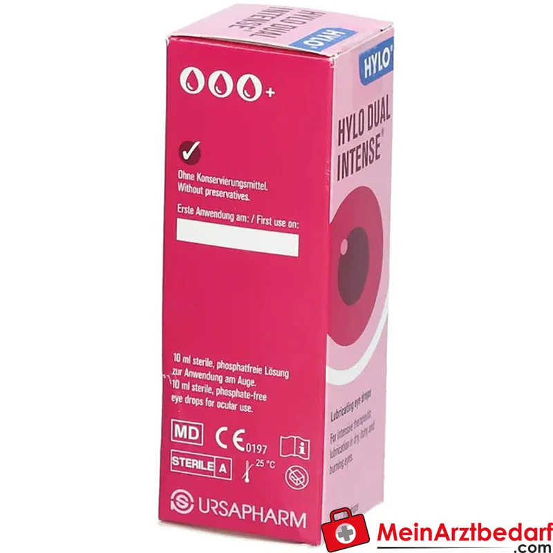 HYLO Dual Intense Augentropfen 0,2% Hyaluronsäure, 2,0% Ectoin 10 ml