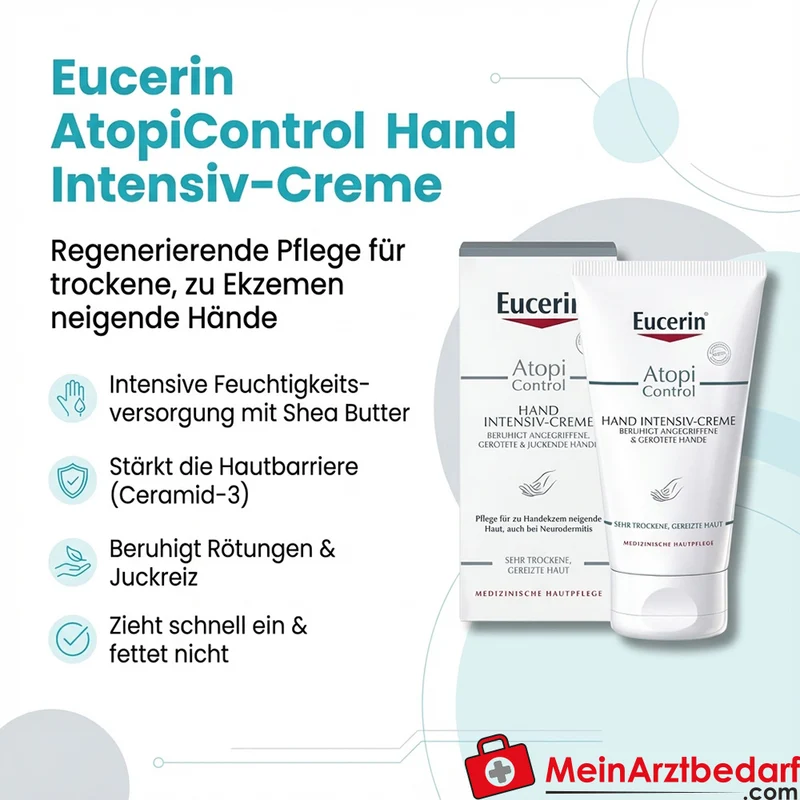 Eucerin AtopiControl Hand Intensiv-Creme Ceramid-3 Shea Butter 75 ml
