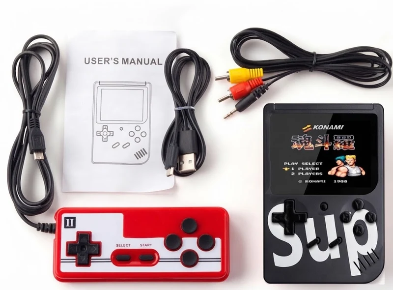 Retro Handheld Spielkonsole mit 400 Klassischen Spielen