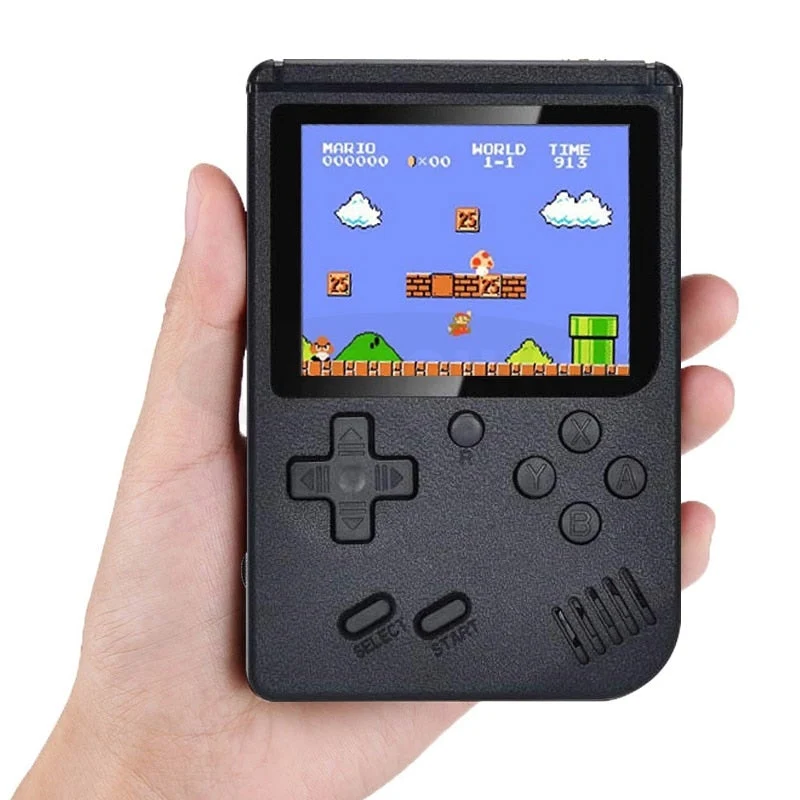 Retro-Spielkonsole - 400 Spiele | Tragbar und TV-Anschluss