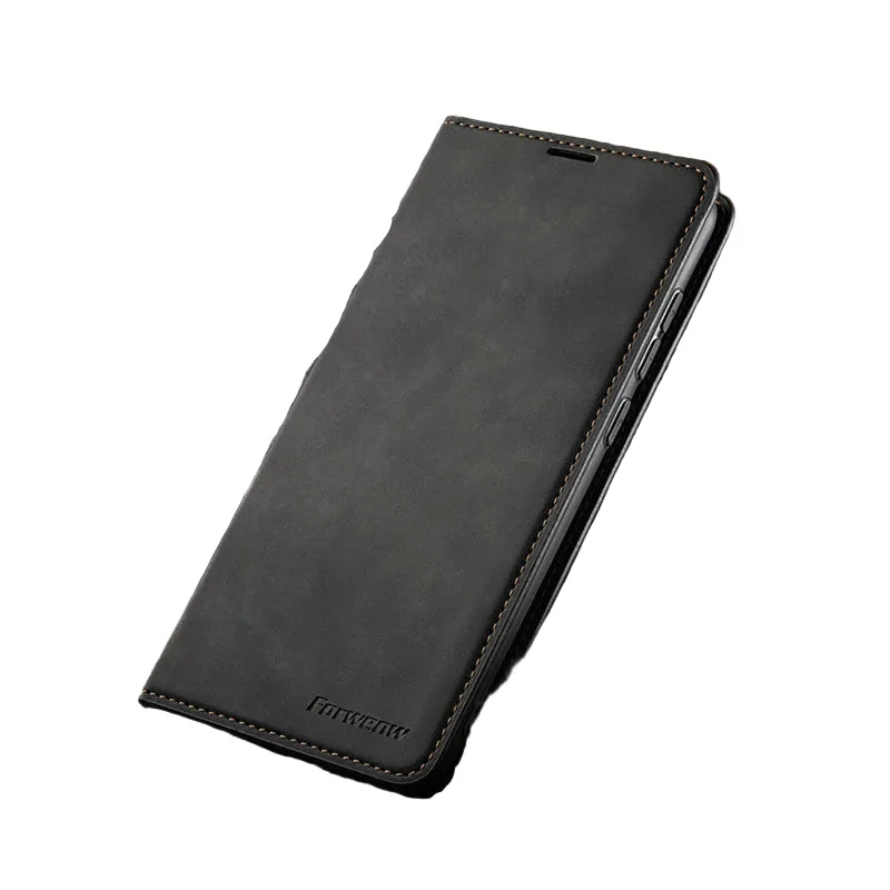 Magnetische iPhone-Hülle aus Premium-Leder für Männer und Frauen