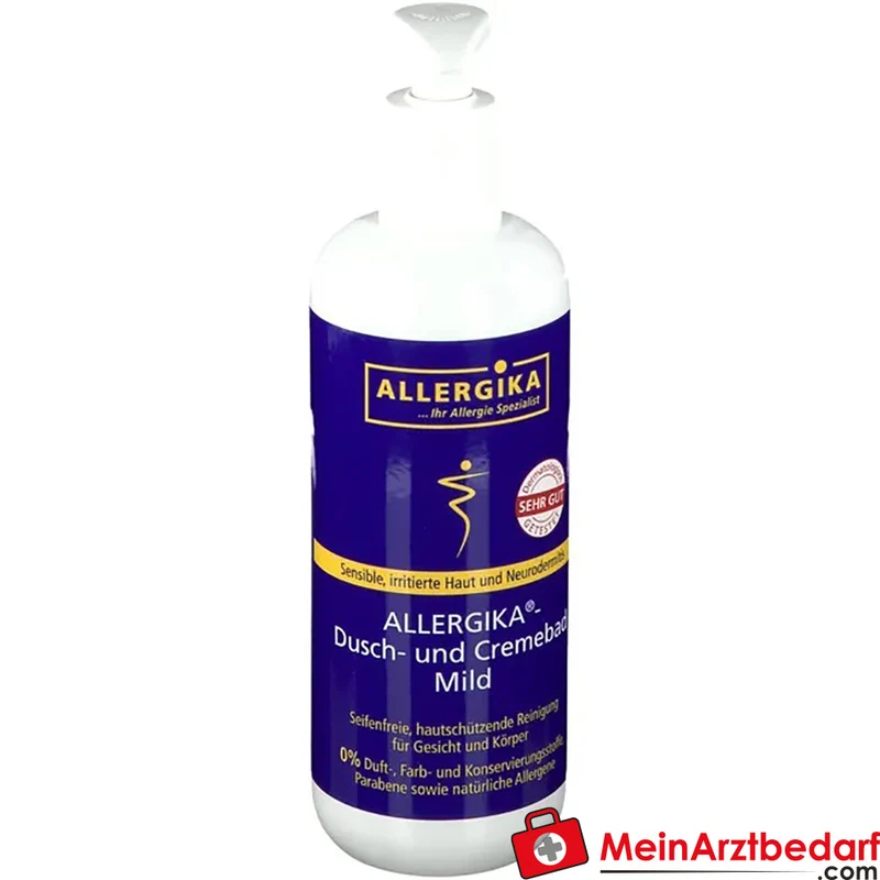 ALLERGIKA Dusch- und Cremebad mild 500 ml für empfindliche Haut