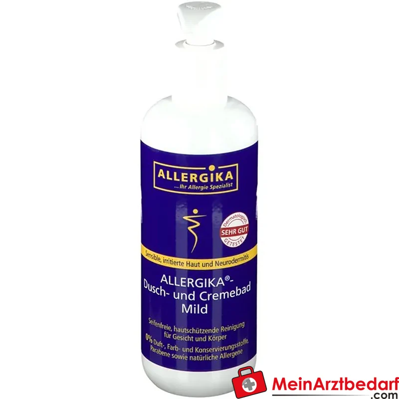 ALLERGIKA Dusch- und Cremebad mild 500 ml für empfindliche Haut