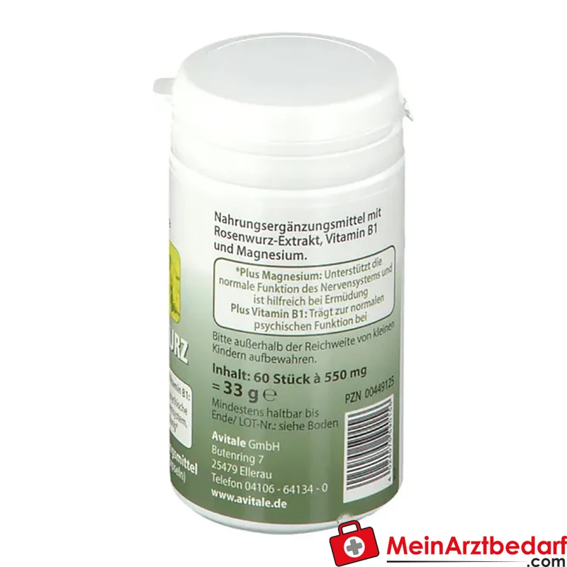 Avitale Rosenwurz-Extrakt 200 mg Kapseln 60 Stück