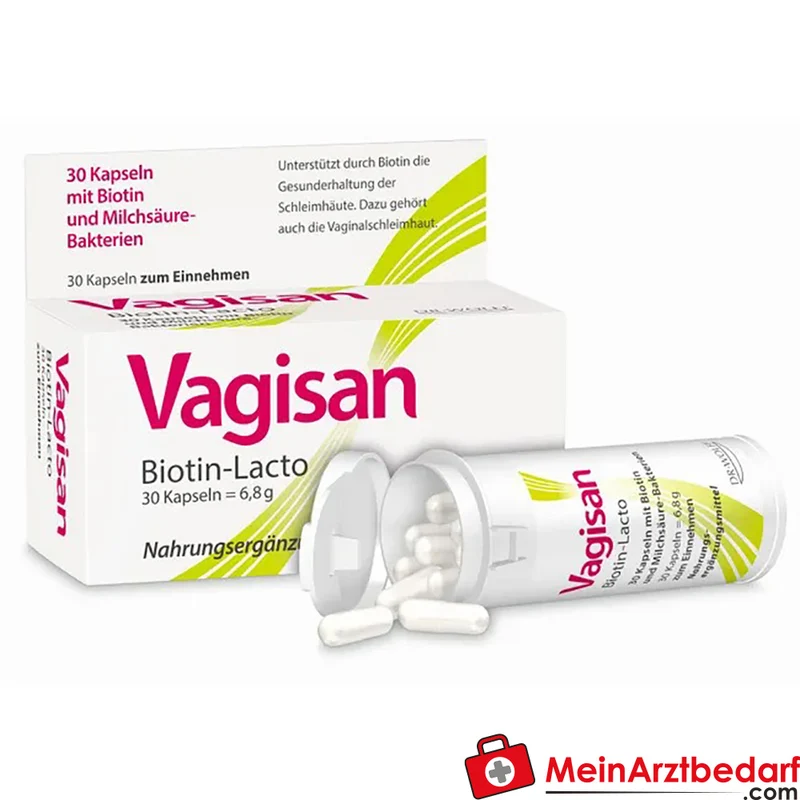 Vagisan Biotin-Lacto Biotin und Milchsäure-Bakterien Kapseln 30 Stück