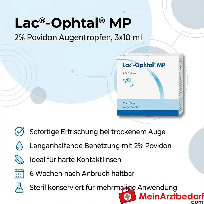 Lac-Ophtal MP 2% Povidon Augentropfen 30 ml