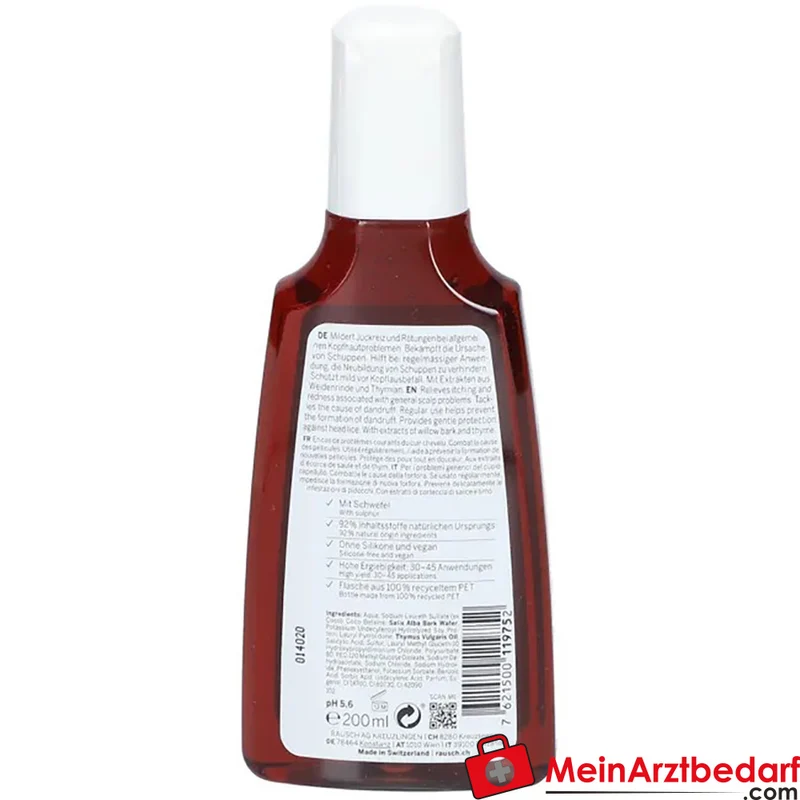 RAUSCH Spezial-Shampoo mit Weidenrinde (Schwefel) 200 ml