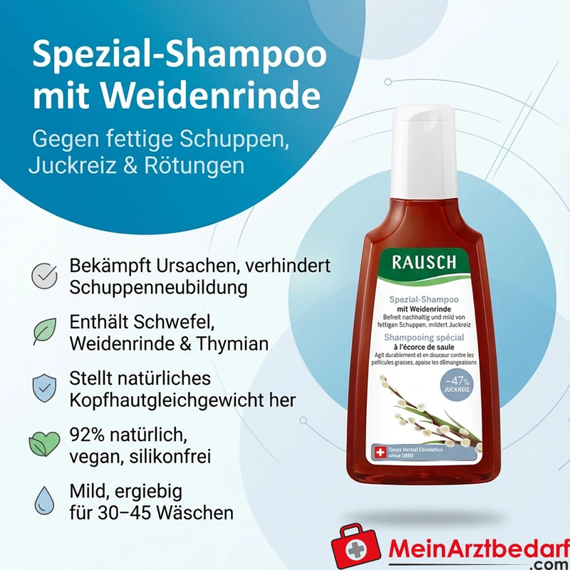 RAUSCH Spezial-Shampoo mit Weidenrinde (Schwefel) 200 ml