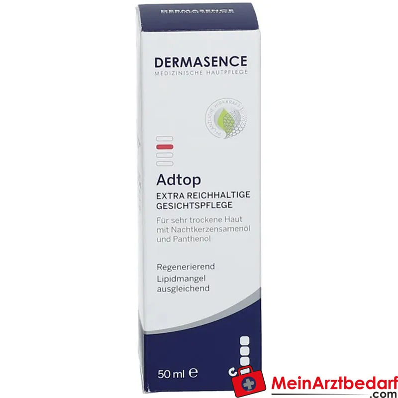 DERMASENCE Adtop Extra Reichhaltige Gesichtscreme 50 ml für sehr trockene, sensible Haut
