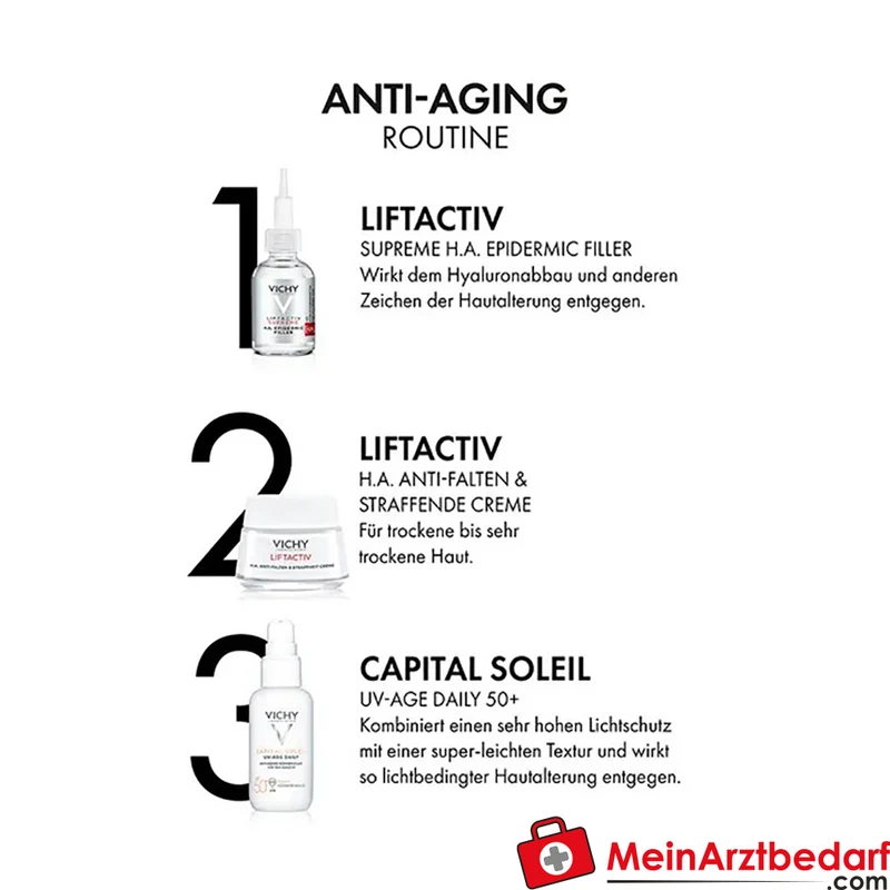 Vichy Liftactiv Hyaluron Anti-Falten Creme mit Adenosin 50 ml