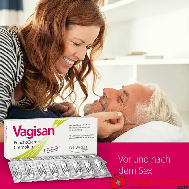 Vagisan FeuchtCreme Cremolum hormonfrei Vaginalzäpfchen 16 Stück