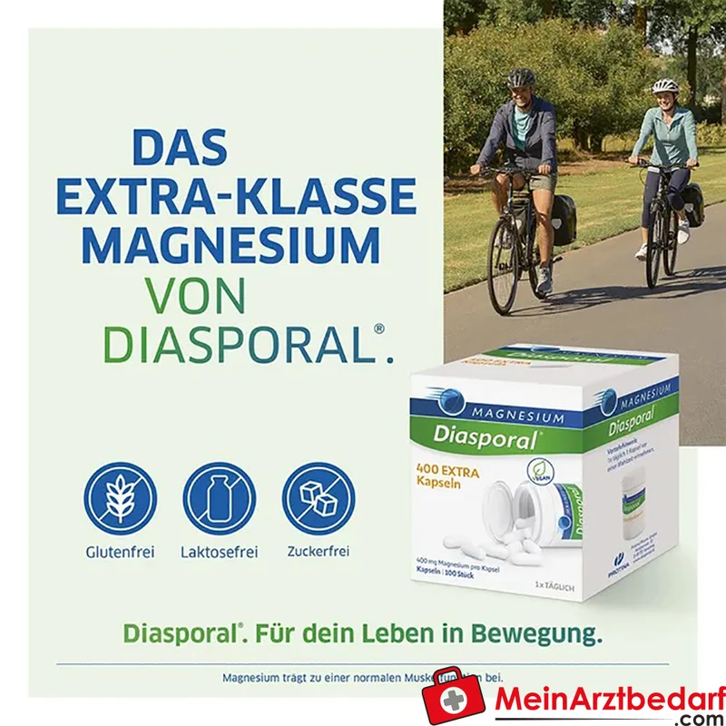 Magnesium-Diasporal 400 mg Extra Kapseln 100 Stück