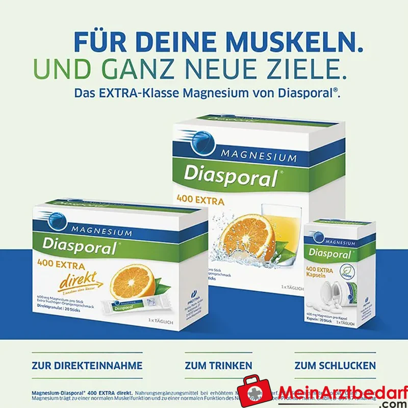 Magnesium-Diasporal 400 mg Extra Kapseln 100 Stück