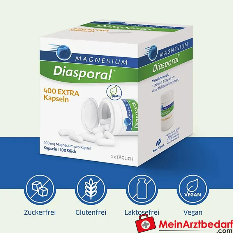 Magnesium-Diasporal 400 mg Extra Kapseln 100 Stück