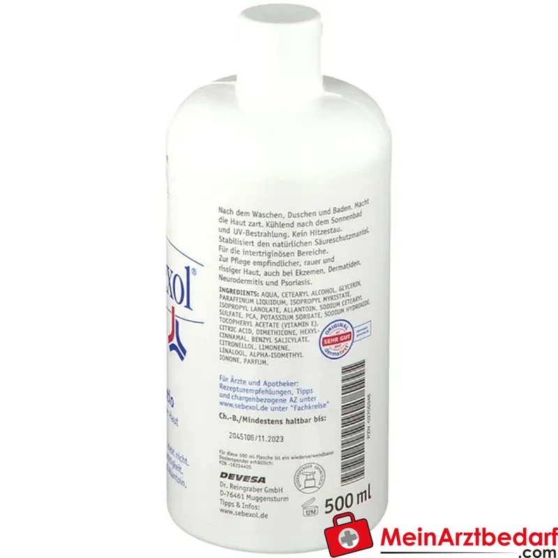Sebexol Creme Lotio für trockene Haut 500 ml