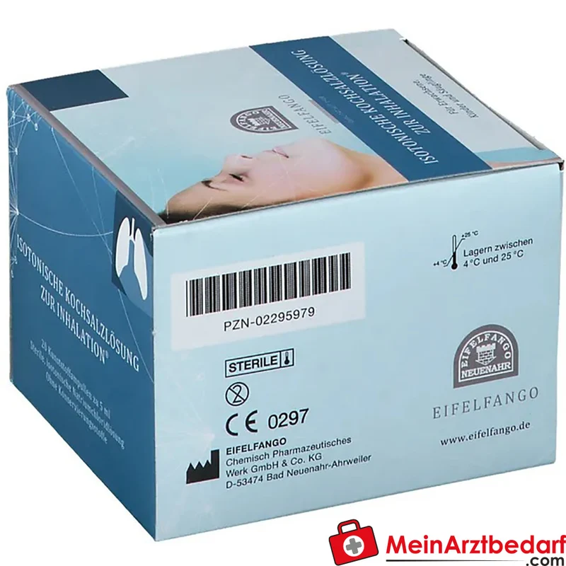 EIFELFANGO Isotonische Kochsalzlösung 0,9% Inhalationslösung Kunststoff-Ampullen 100 ml