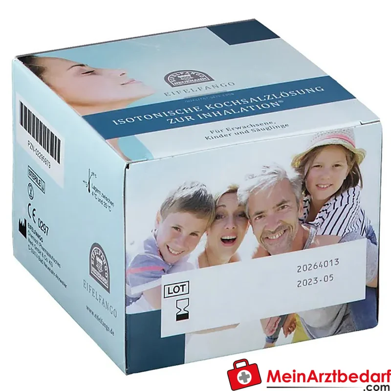 EIFELFANGO Isotonische Kochsalzlösung 0,9% Inhalationslösung Kunststoff-Ampullen 100 ml