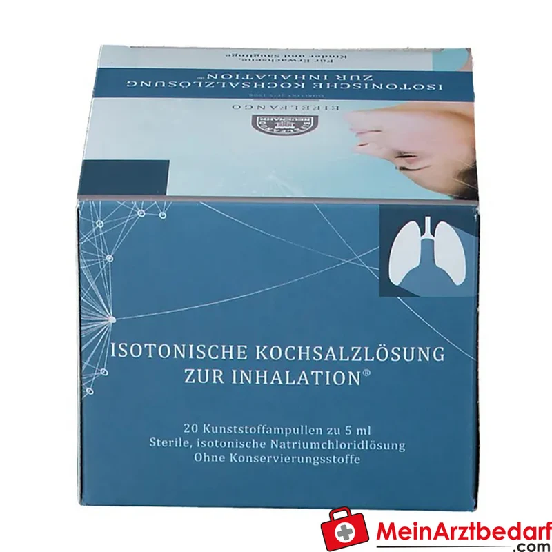 EIFELFANGO Isotonische Kochsalzlösung 0,9% Inhalationslösung Kunststoff-Ampullen 100 ml