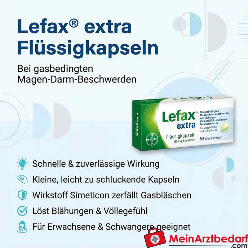 Lefax® extra Simeticon Flüssigkapseln 50 Stück
