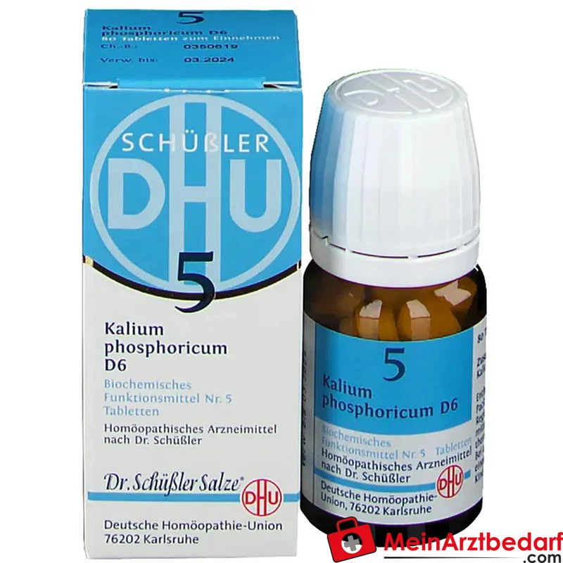 DHU Schüßler-Salz Nr. 5 Kalium phosphoricum D6 250 mg Tabletten 80 Stück