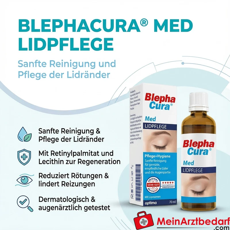 BlephaCura Med Lid-Suspension mit Retinylpalmitat und Lecithin 70 ml