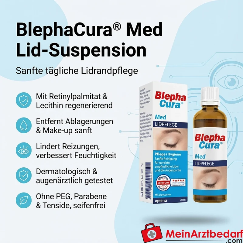 BlephaCura Med Lid-Suspension mit Retinylpalmitat und Lecithin 70 ml