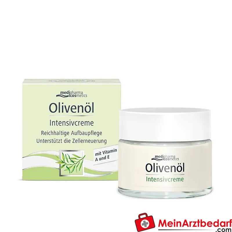 medipharma cosmetics Olivenöl Intensivcreme mit Dexpanthenol & Retinolpalmitat Creme 50 ml