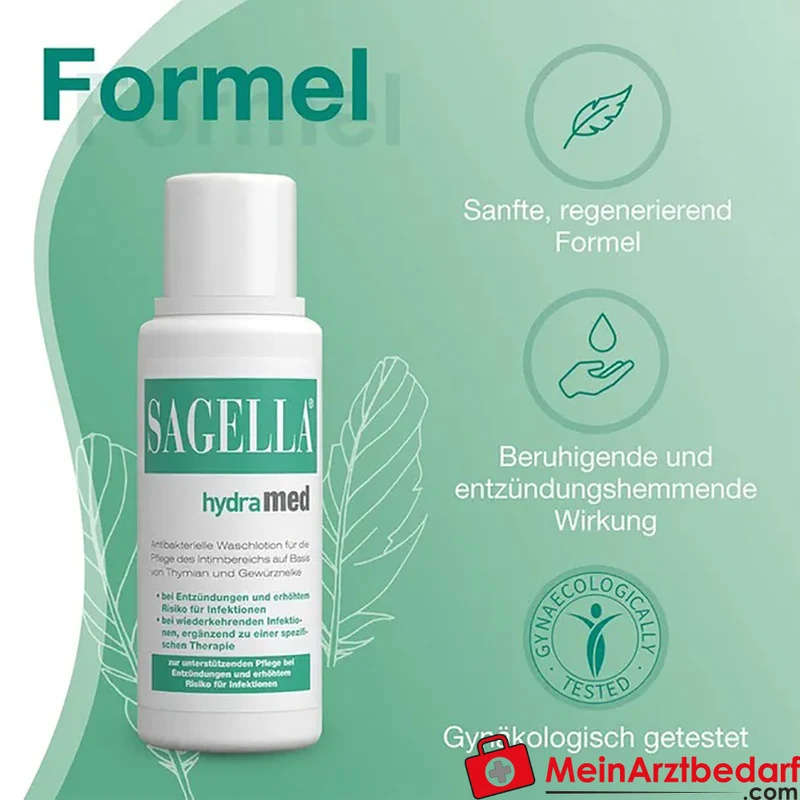 SAGELLA hydramed antibakterielle Waschlotion für den Intimbereich 100 ml
