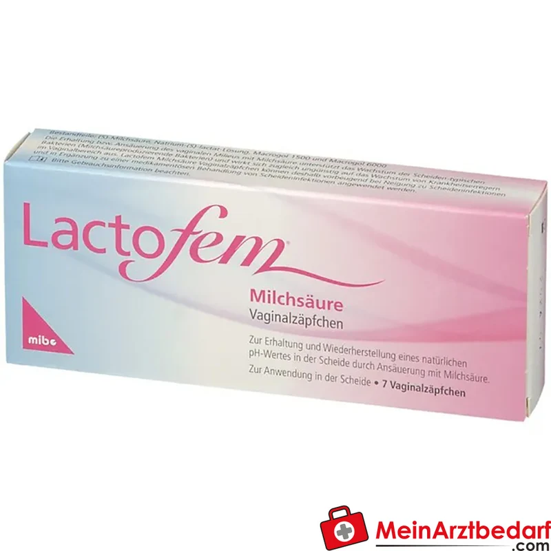 Lactofem Milchsäure Vaginalzäpfchen 7 St.
