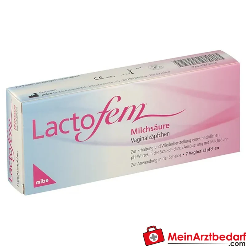 Lactofem Milchsäure Vaginalzäpfchen 7 St.
