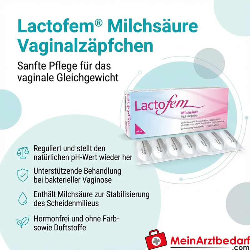 Lactofem Milchsäure Vaginalzäpfchen 7 St.