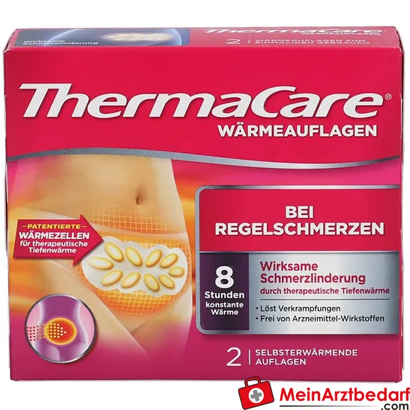 ThermaCare Wärmeauflagen bei Regelschmerzen, 2 Stück