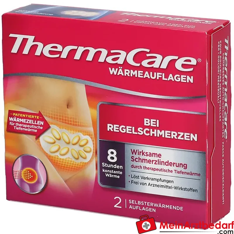 ThermaCare Wärmeauflagen bei Regelschmerzen, 2 Stück