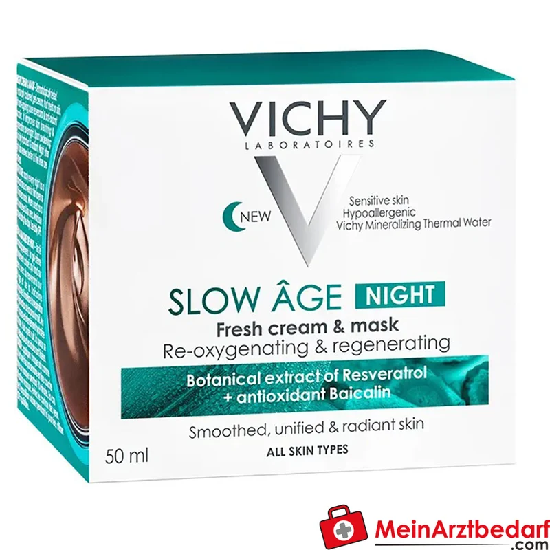 Vichy Slow Age Nachtcreme & Intensivmaske Niacinamid 50 ml