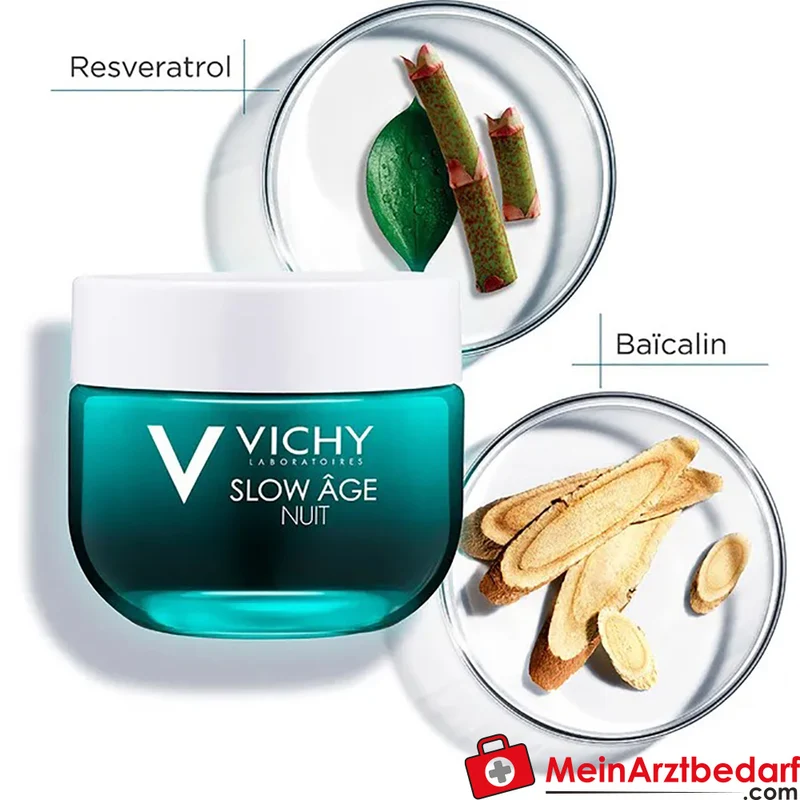 Vichy Slow Age Nachtcreme & Intensivmaske Niacinamid 50 ml