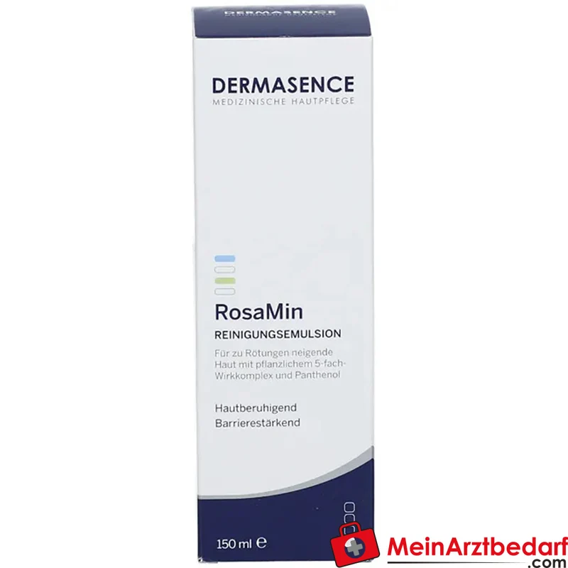 DERMASENCE RosaMin Reinigungsemulsion 150 ml für empfindliche, zu Rosacea neigende Haut
