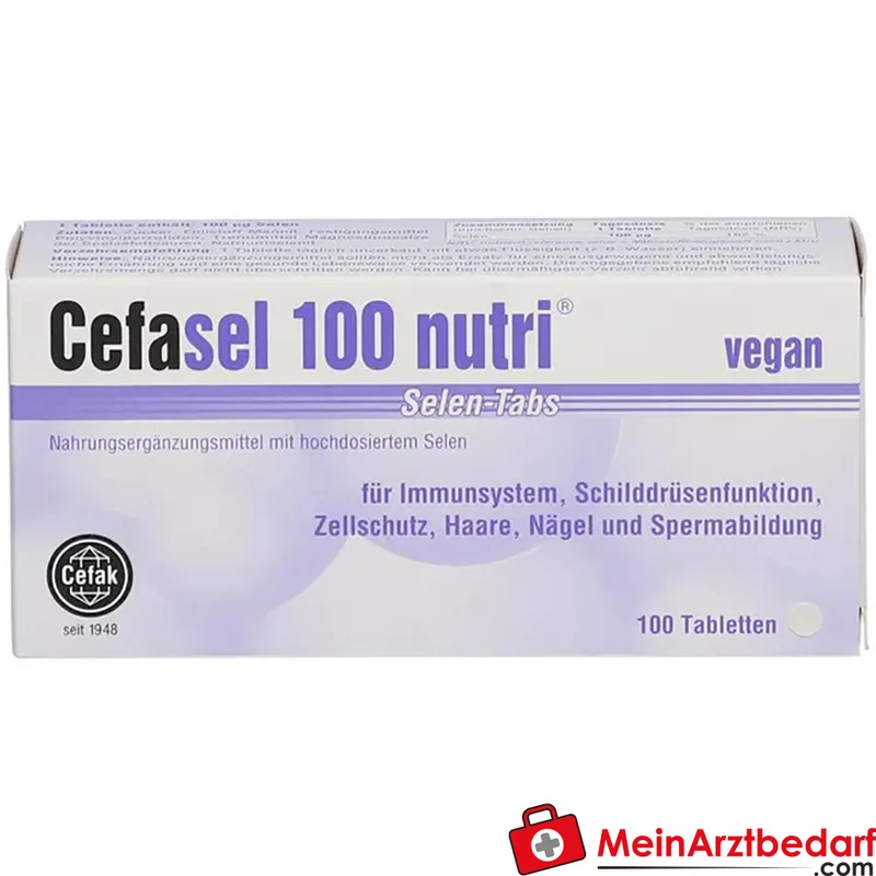 Cefasel 100 nutri Selen 100 µg Tabletten 100 Stück