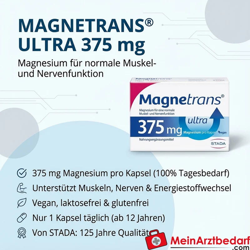 Magnetrans 375 mg ultra Magnesium Kapseln 100 Stück